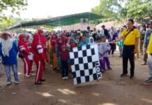 Polsek Pampangan Turun Langsung Amankan Kegiatan HUT ke-80 PGRI