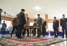 Enam Pejabat Hasil Seleksi Terbuka Resmi Dikukuhkan Pemkab OKI