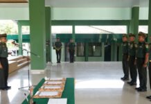 Perkuat Soliditas, Kodim 0402/OKI-OI Gelar Sertijab Perwira dan Sambut Personel Baru