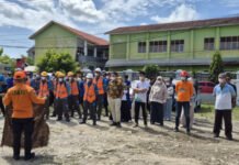 Perkuat Budaya K3, PLN UP3 Pringsewu Latih Personel Lewat Simulasi Tanggap Darurat