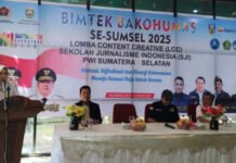 Pemprov Apresiasi Suksesnya Bimtek Bakohumas dan LCC PWI Sumsel