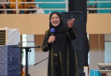 Pemkab OKI Hadirkan dr Aisah Dahlan, Edukasi Ribuan Jemaah Bangun Keluarga Samawa