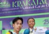 Pelajar SMPN 22 Bandar Lampung Ini Raih Medali Emas di Krakatau National Karate Championship 2025