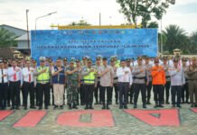 Apel Operasi Lilin Musi 2025, Polres OKI Siap Amankan Natal dan Tahun Baru