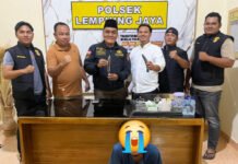 Residivis Kambuhan Kembali Diamankan Polsek Lempuing Jaya