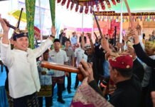 Cangget Bagha Katibung, Bupati Egi Resmi Sandang Adok Pengikhan Penata Marga