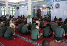 Kodim 0402/OKI-OI Gelar Doa Bersama untuk Korban Bencana di Aceh, Sumut, dan Sumbar
