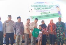 Perkuat Sinergi dengan Masyarakat, PT MHP Gelar Bakti Sosial Sunatan Massal di Simpang Raja
