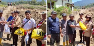 Relawan Pramuka OKI Turun ke Agam, Bantu 250 Keluarga Terdampak Banjir dan Longsor