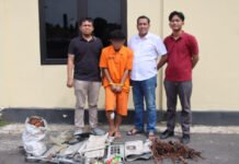 Beraksi di 7 TKP, Pelaku Pencurian AC Ditangkap Polres OKI