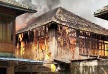 Diduga Korsleting Listrik, Rumah Warga Mangun Jaya Ludes Dilalap Api