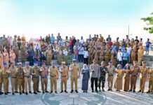 Tak di Aula, Bupati Egi Lantik 17 Pejabat Pimpinan Tinggi Pratama di Dermaga BOM