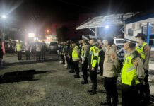 Antisipasi Gangguan Kamtibmas, Pleton III Siaga Polres OKI Gelar KRYD