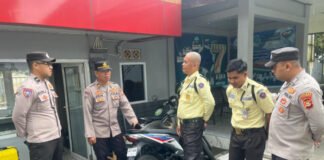 Sambang Preemtif, Sat Binmas Polres OKI Ajak Masyarakat Jaga Keamanan Lingkungan