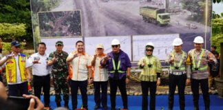 Komitmen Dukung Instruksi Gubernur Sumsel, PT Servo Lintas Raya Bangun Flyover KM 111