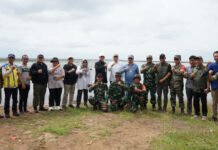 Sinergi TNI–Kementan Tinjau Lokasi Cetak Sawah Rakyat di OKI