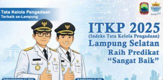 Terbaik se-Lampung, Indeks Tata Kelola Pengadaan Lampung Selatan Raih Predikat ‘Sangat Baik’