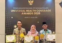 Perluas Cakupan BPJS Gratis Bagi Warga, Bupati OKI Raih UHC Award 2026