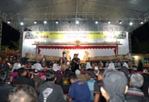 Pergelaran Wayang Kulit ‘Polres OKI Hadir’ Pererat Silaturahmi dengan Masyarakat