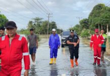 Empat Kecamatan Terendam Banjir, Pemkab OKI Bergerak Cepat