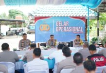 Polres OKI Dorong Profesionalisme dan Respons Cepat Melalui Gelar Operasional