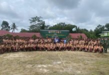 Kodim 0402/OKI-OI Laksanakan Persami KKRI di Kecamatan Lempuing