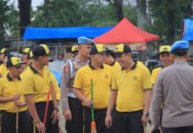 Penguatan Kepedulian Lingkungan dan Perawatan Fasilitas Umum, Polres Metro Gelar Aksi Bersih-Bersih