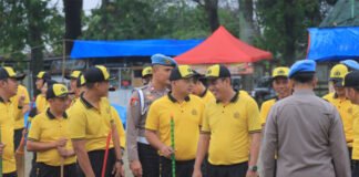 Penguatan Kepedulian Lingkungan dan Perawatan Fasilitas Umum, Polres Metro Gelar Aksi Bersih-Bersih