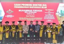 Ketua DPRD Lampung Dukung Kajian Moderasi Beragama dalam Promosi Doktor Muhammad Firsada