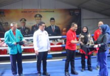 Wakapolda Lampung Buka Kejuaraan Tinju Amatir ‘Polresta Bandar Lampung Boxing Championship 2026’
