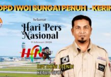 Peringati HPN 2026, DPD IWOI Sungai Penuh–Kerinci Tegaskan Peran Pers sebagai Pilar Demokrasi