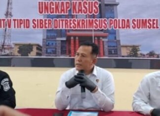 Promosi Judi Online Jaringan Kamboja Terbongkar, Dua Warga Palembang Ditangkap