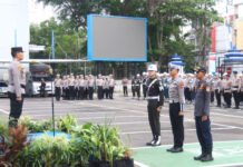Wakapolda Sumsel Pimpin Apel Gelar Pasukan Operasi Keselamatan Musi 2026