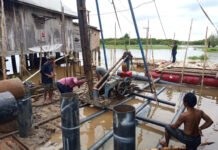 Kodim 0402/OKI Bangun Jembatan Gantung Sungai Dabuk, Harapan Baru Warga Desa Embacang di Tengah Tantangan Cuaca