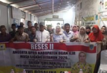 Serap Aspirasi Warga, Anggota DPRD Ogan Ilir Gelar Reses di Desa Sungai Rotan
