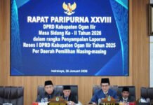 DPRD Ogan Ilir Gelar Paripurna Laporan Reses, Aspirasi Masyarakat Jadi Prioritas Pembangunan