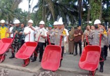 Bupati Panca Dampingi Gubernur dan Kapolda Sumsel Pimpin Apel Program BELIDA di Ogan Ilir