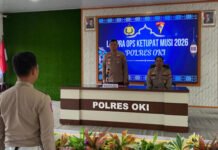 Jelang Operasi Ketupat Musi 2026, Polres OKI Gelar Latpraops untuk Tingkatkan Kesiapan Personel