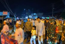 Polres OKI Kawal Malam Takbiran, Warga Rayakan Idul Fitri dengan Aman dan Khidmat