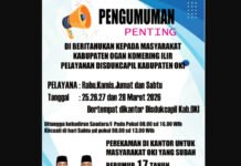 Disdukcapil OKI Ajak Warga yang Sudah Berumur 17 Tahun Rekam KTP