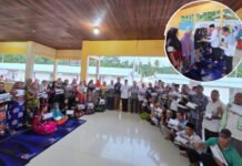 Salurkan Zakat untuk Pengungsi Tandihat, Syahrul Pasaribu: Tetap Semangat