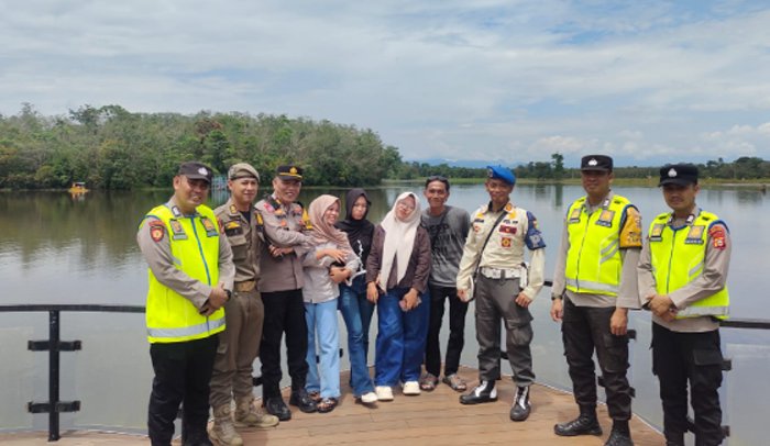 Hari Kedua Lebaran, Polda Sumsel Jaga Wisata Gunung Dempo Hingga Permukiman Palembang