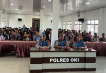 Polres OKI Tegaskan Rekrutmen Polri Bersih, Transparan, dan Humanis Lewat Pakta Integritas