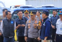 Kapolda Lampung Cek Kesiapan Pelabuhan Bakauheni Jelang Operasi Ketupat Krakatau