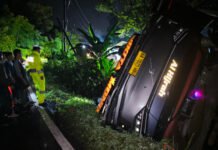 Bus PO Anugerah Terjun ke Jurang di Lahat, Laporan Darurat 110 Percepat Evakuasi