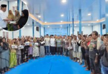 Kunjungi Huntara Napa, Syahrul Pasaribu Beri Semangat Pemulihan dan Salurkan Zakat