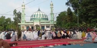 Warga Muhammadiyah Gandus Laksanakan Salat Idul Fitri 1447 Hijriah dengan Khidmat