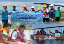 Jaga Kelestarian Danau Kerinci, Bupati Monadi Pimpin Penebaran Ikan Endemik Bersama PT KMH