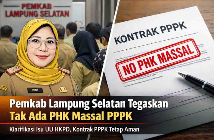 Heboh UU HKPD, Pemkab Lampung Selatan Tegaskan Tak Ada PHK Massal PPPK