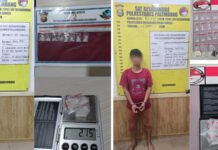 Satresnarkoba Polrestabes Palembang Bekuk Pengedar Sabu di Gandus dan Sukarami